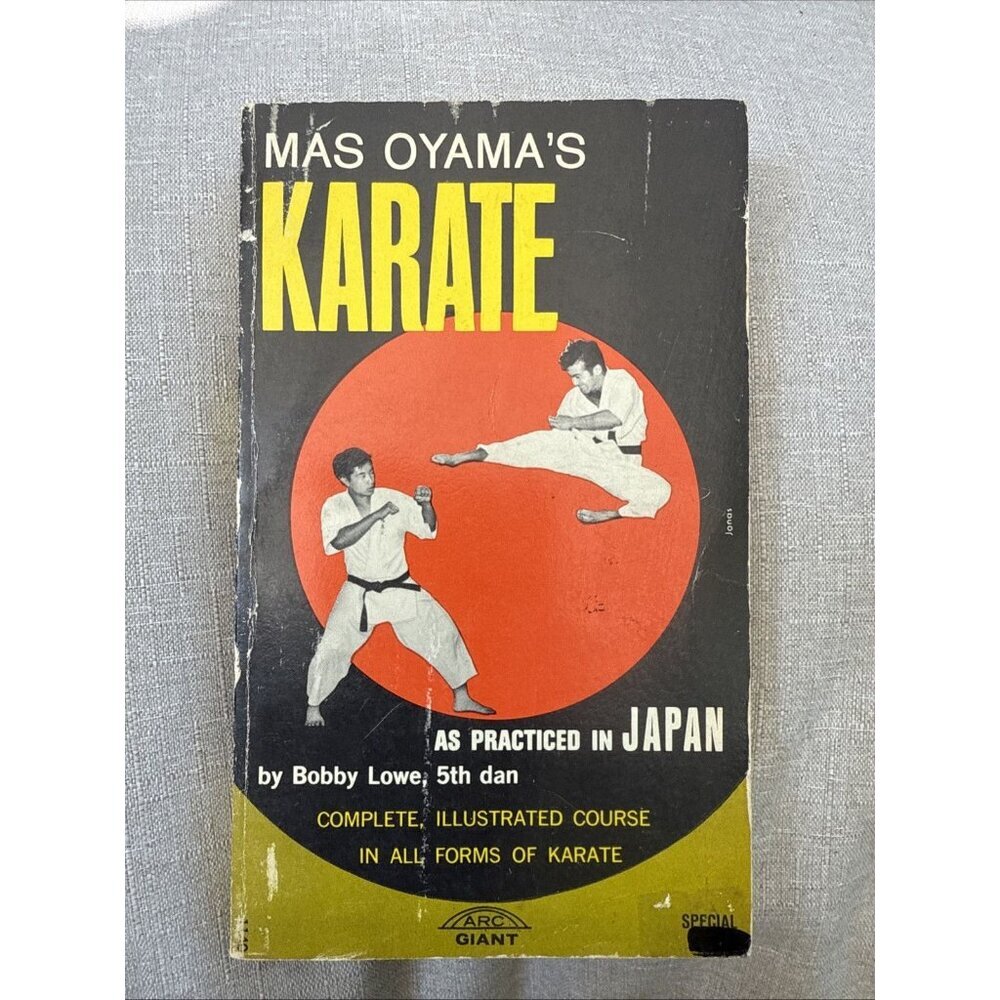 Rare Mas Oyama's Karate, as practiced in Japan by Bobby Lowe 5th Dan